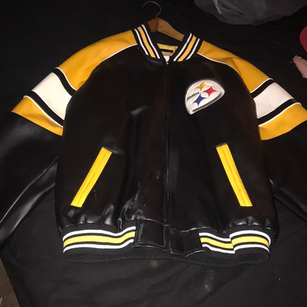 Long sleeve leather stealers coat
